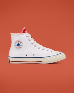 Converse Varsity Remix Chuck 70 Férfi Magasszárú Fehér/Piros | JRZLQWV-HU